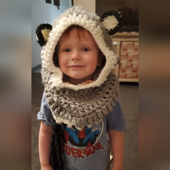 Crocheted Animal Hat - Picture 4 of 4